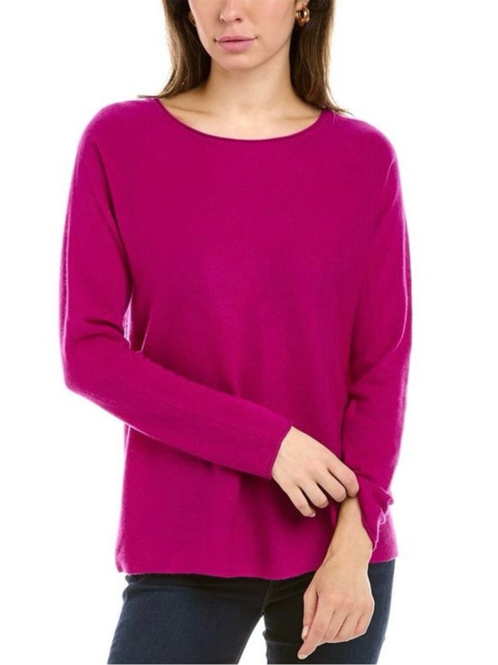 Elie Tahari Womens Cashmere Sweater Pink